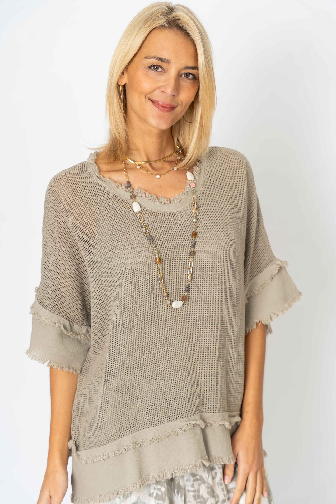 12199 Mesh Top with under top