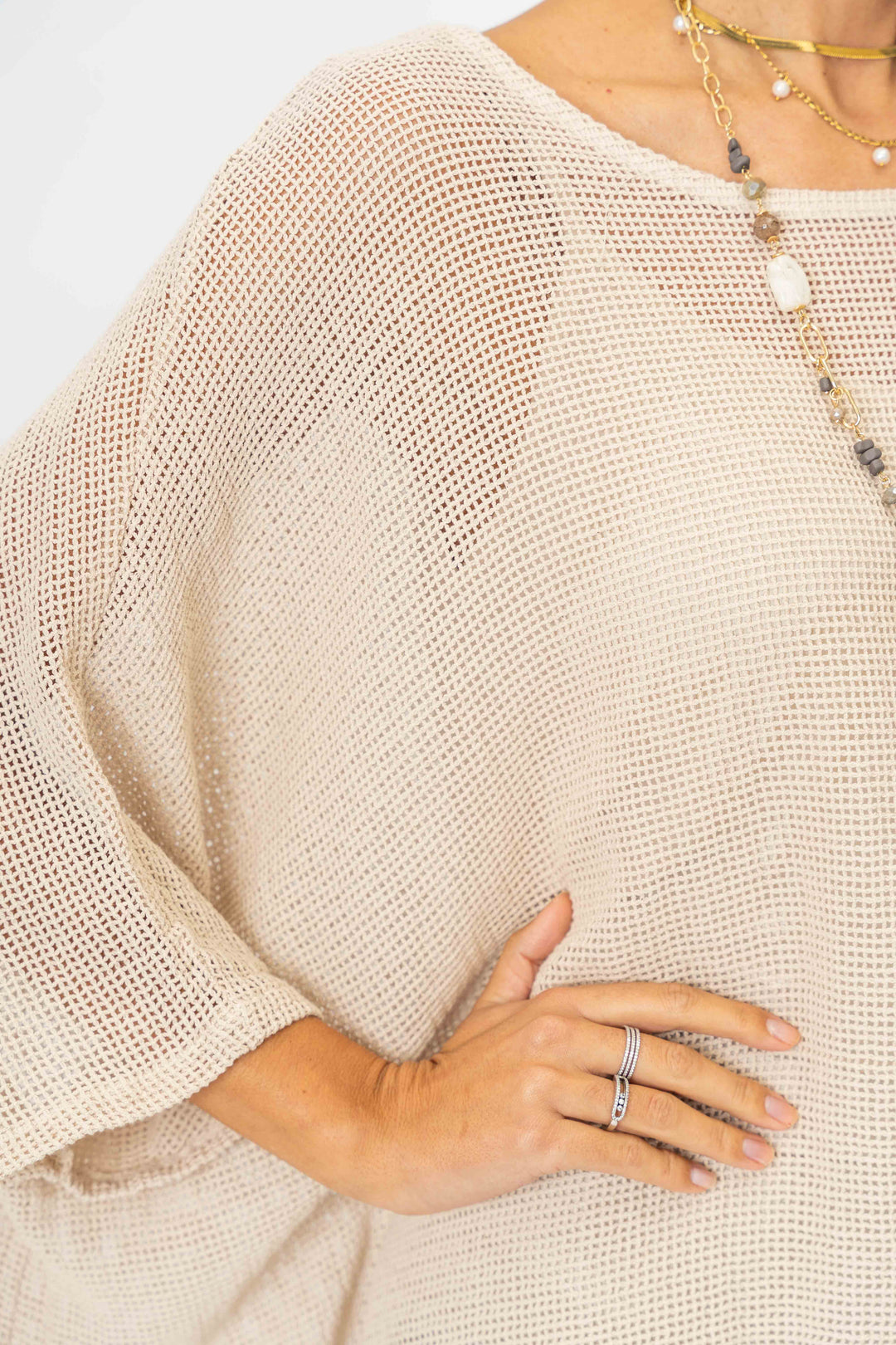 12349 Mesh Top with under top