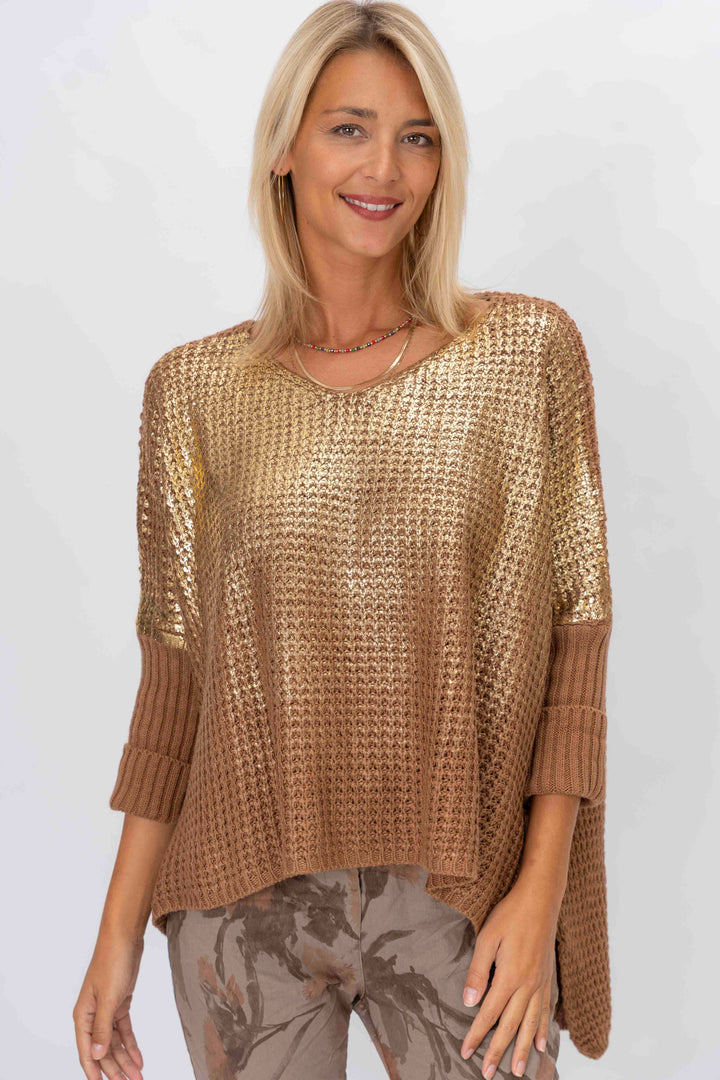 Gold Foil Sweater