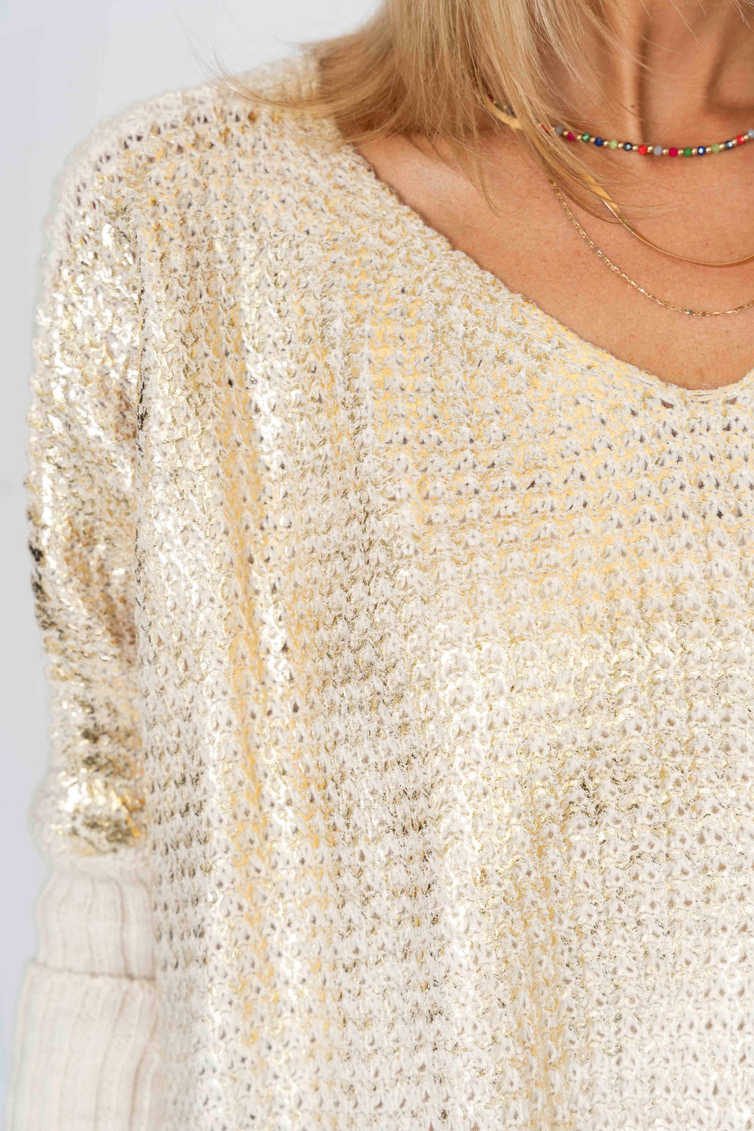 Gold Foil Sweater