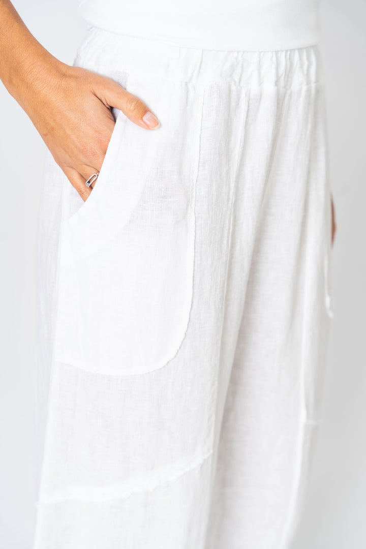 Linen Pant with details