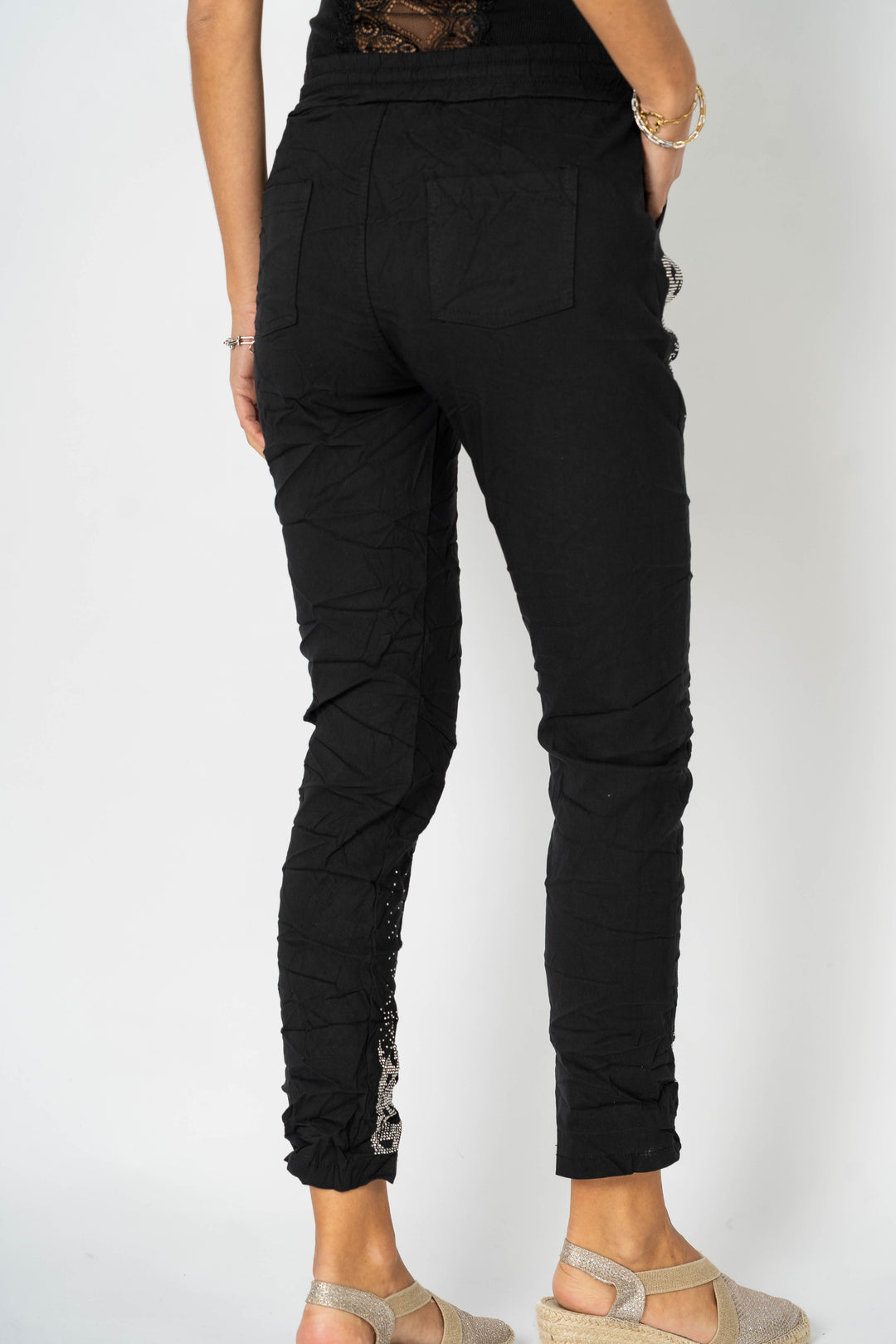 21655 "Cheetah" Rhinestone Stretchy Pant