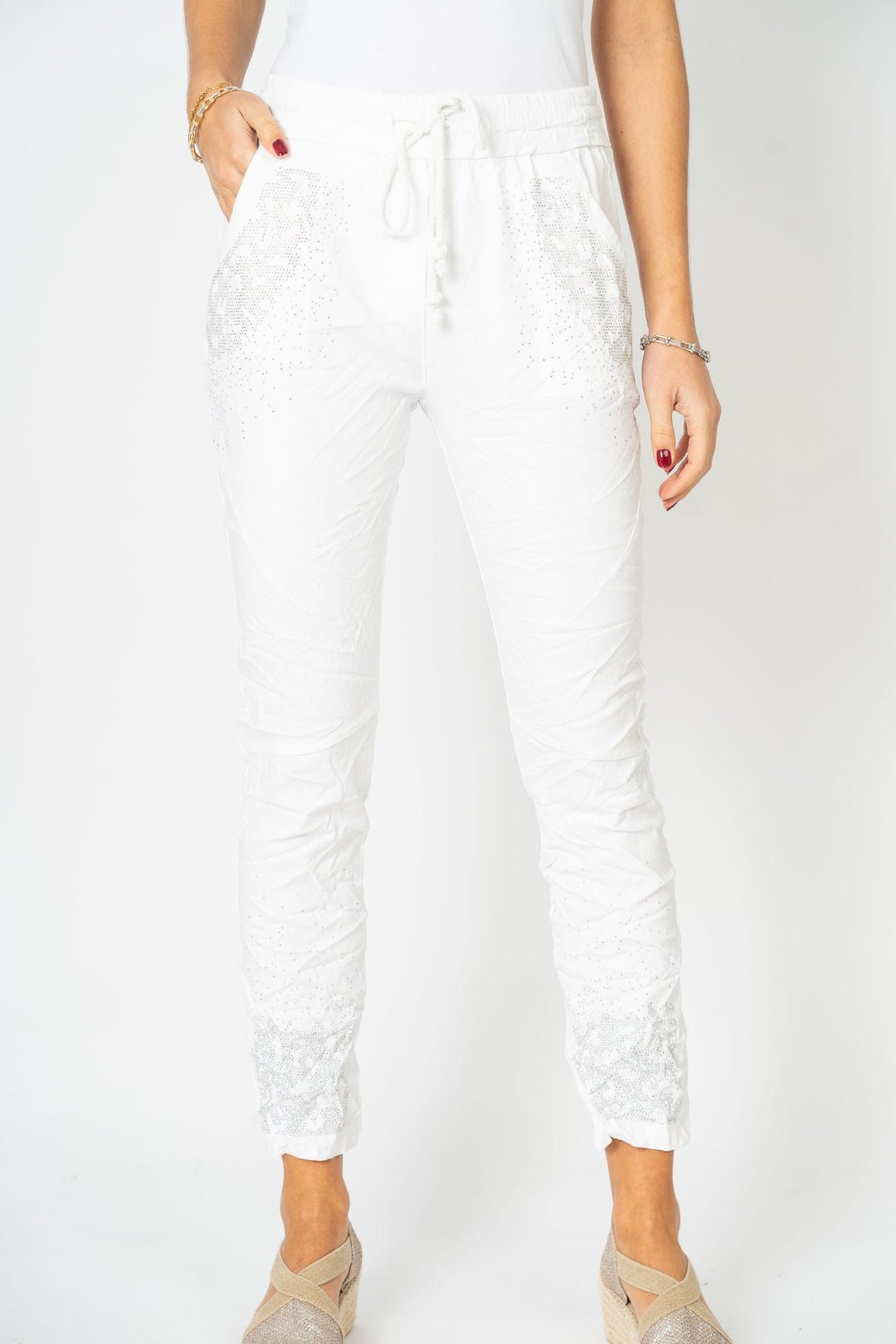 21655 "Cheetah" Rhinestone Stretchy Pant