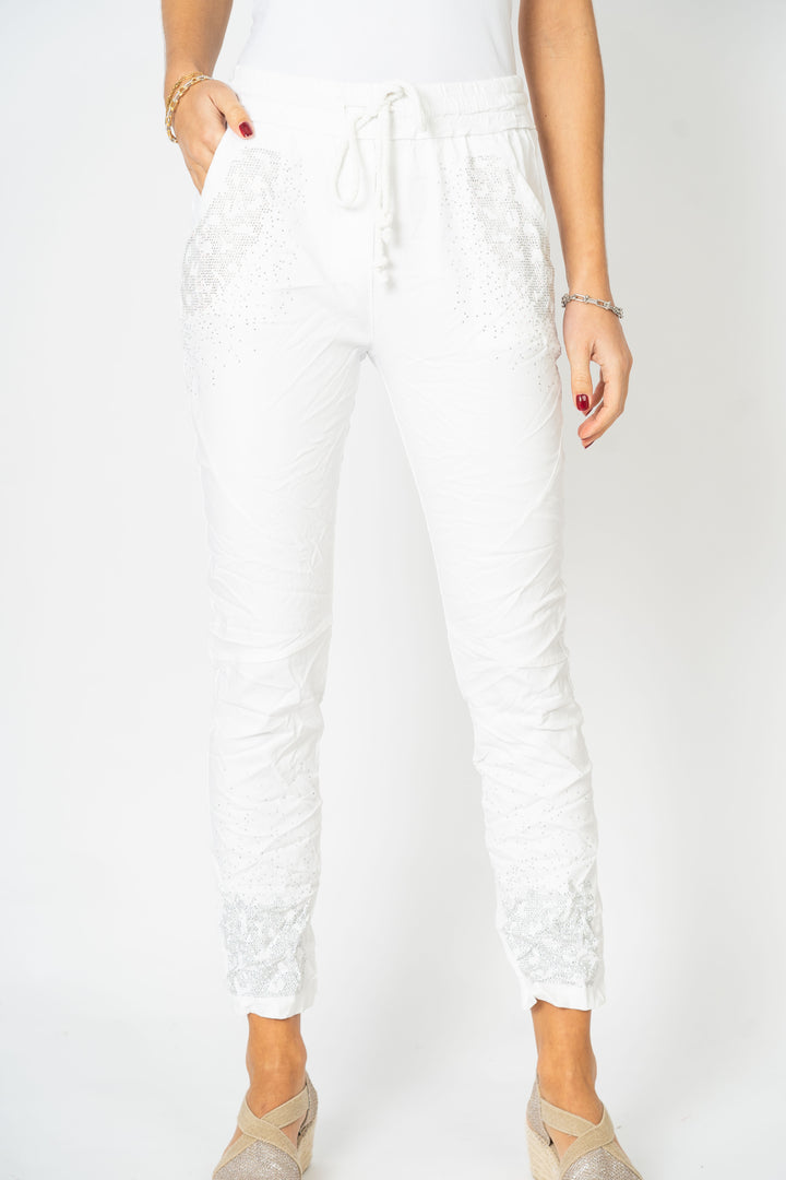 21655 "Cheetah" Rhinestone Stretchy Pant