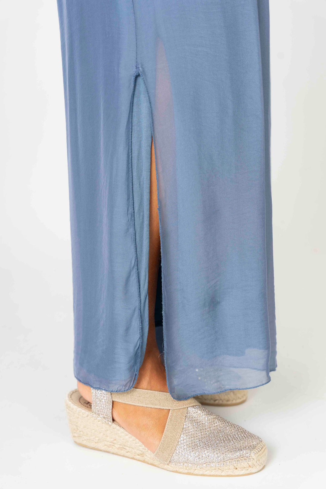 2184 - Silk Pant Slit on side