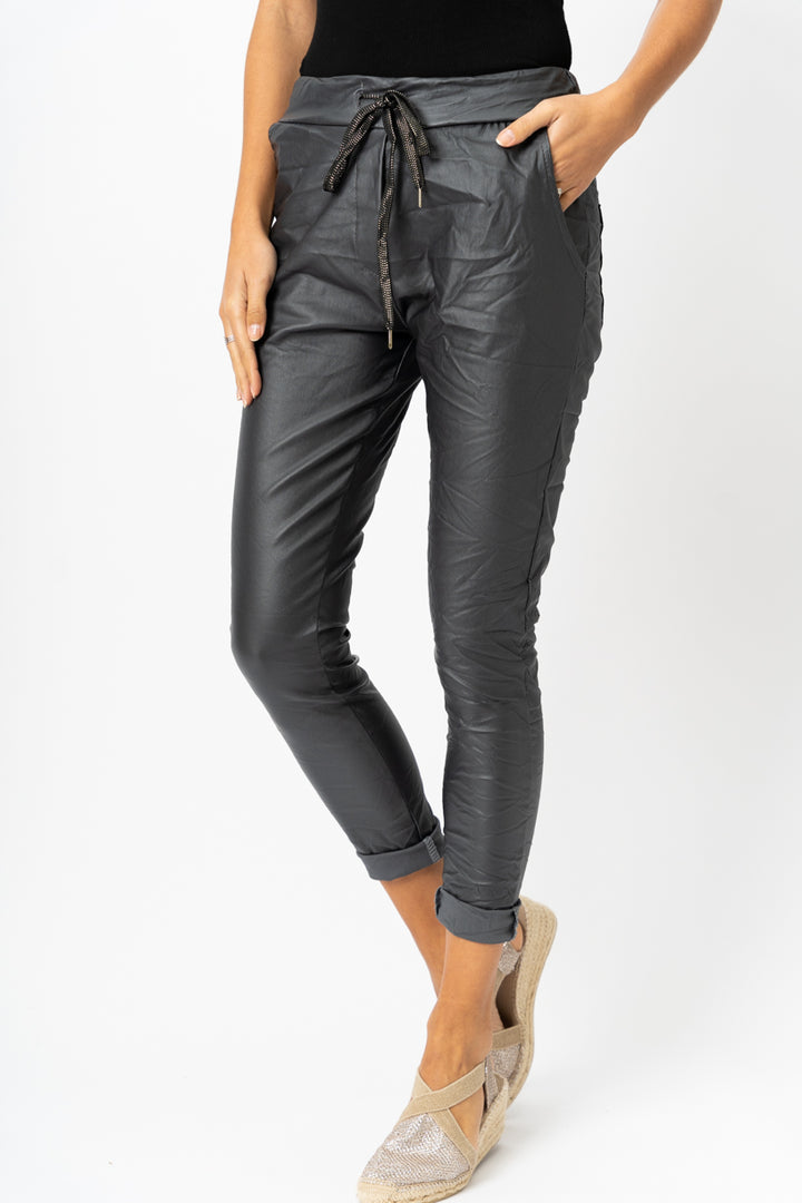 6526 - "Magic" Fake Leather jegging pants