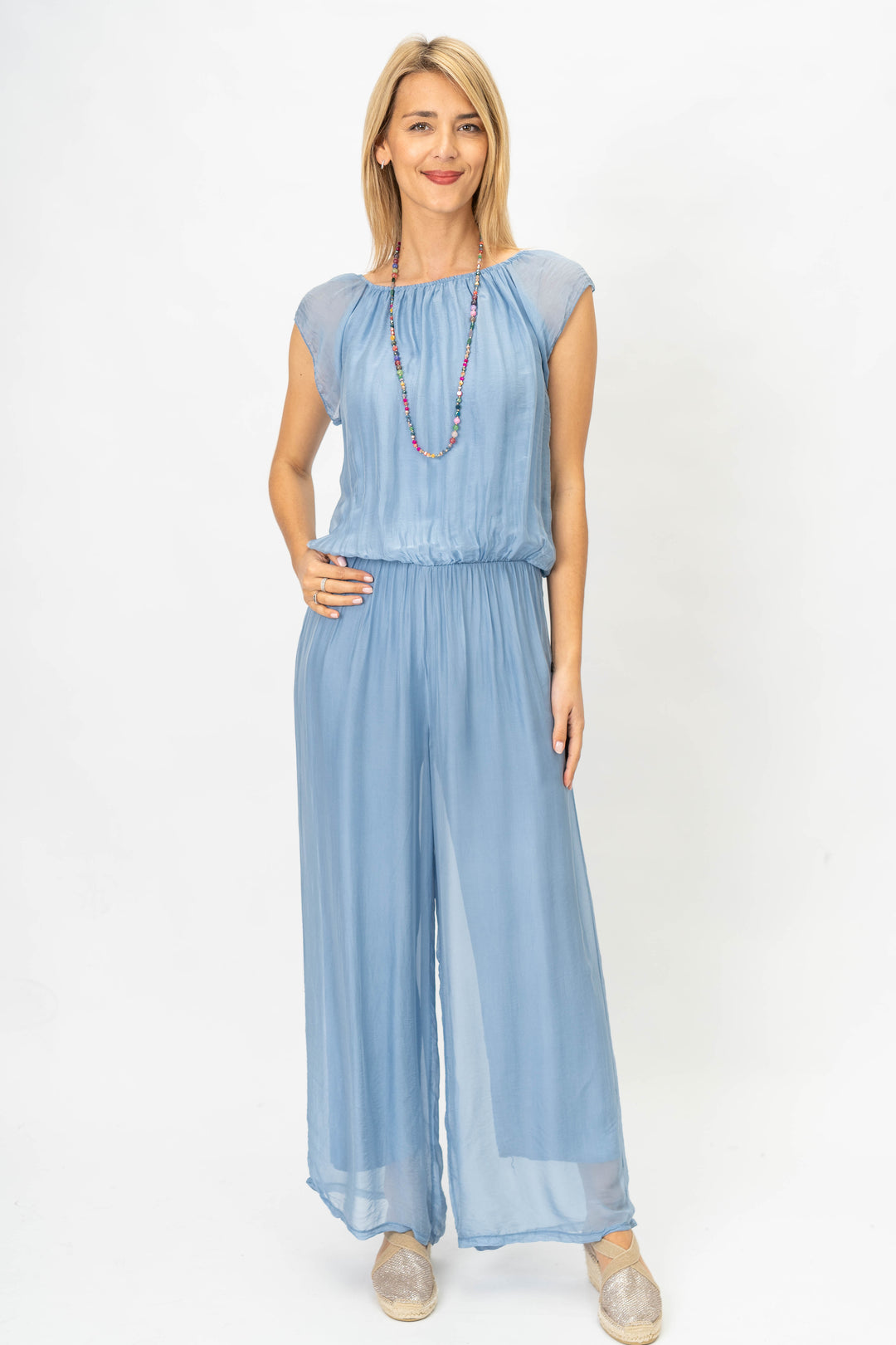 Silk jumpsuit