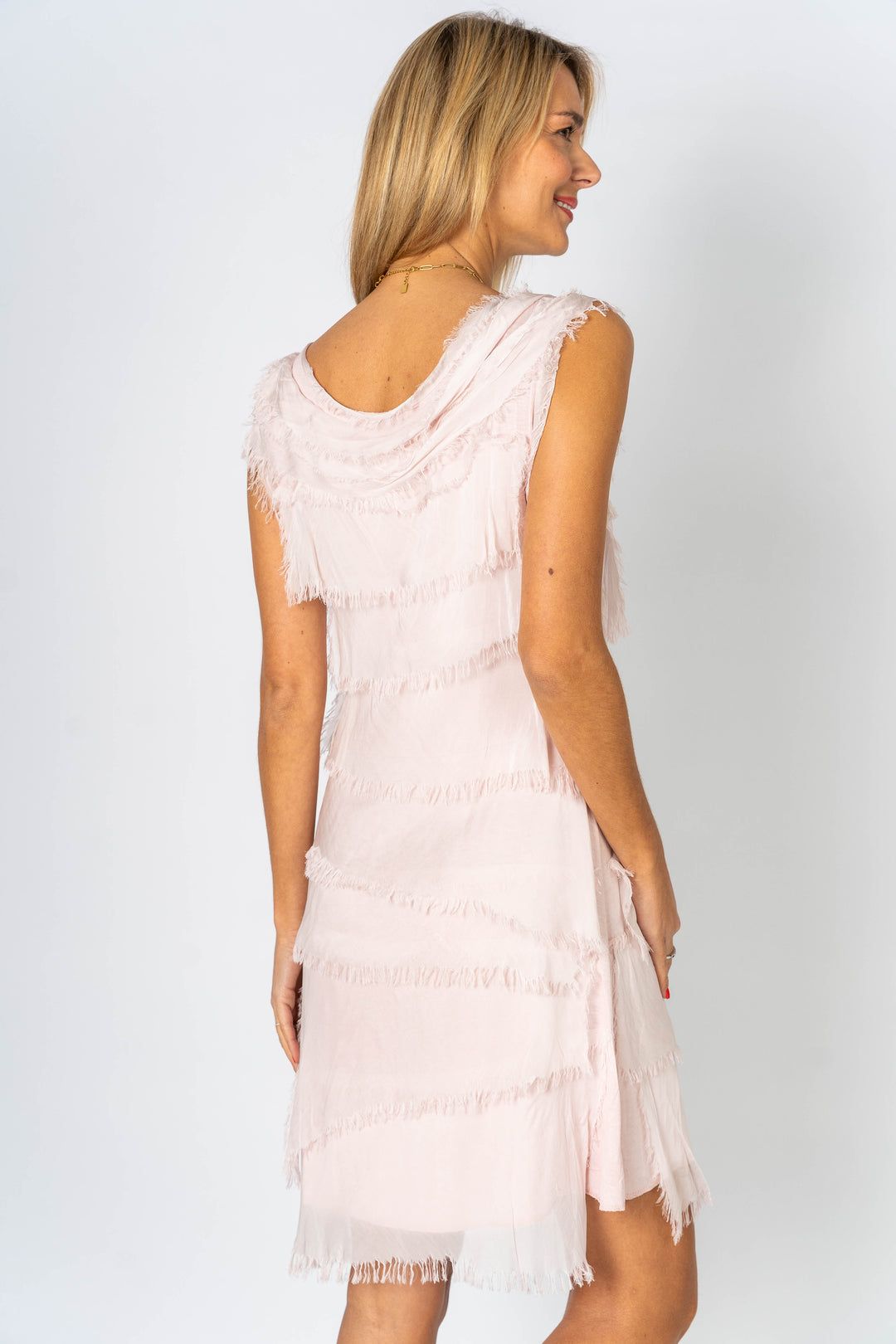 8900HW Silk Ruffle Dress