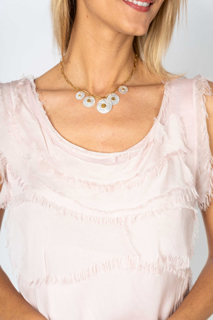 8900HW Silk Ruffle Dress