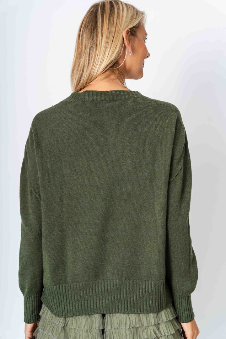 9033S - Silver Foil Sweater