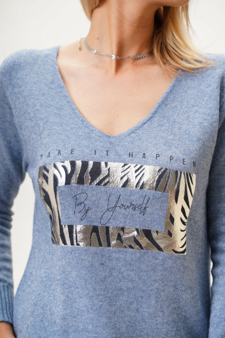 9156 - "Be Yourself" Sweater