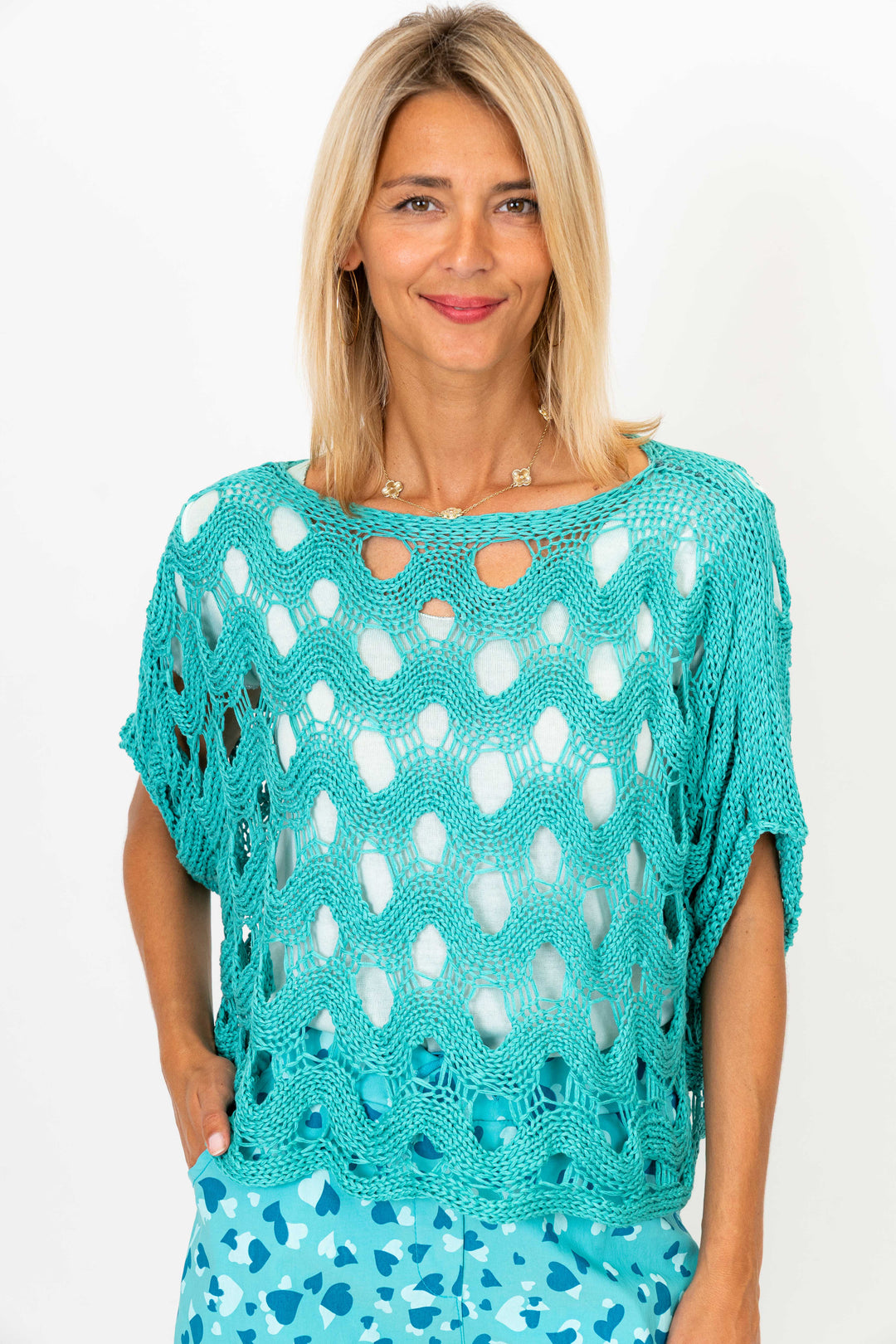 Wave Crochet Top