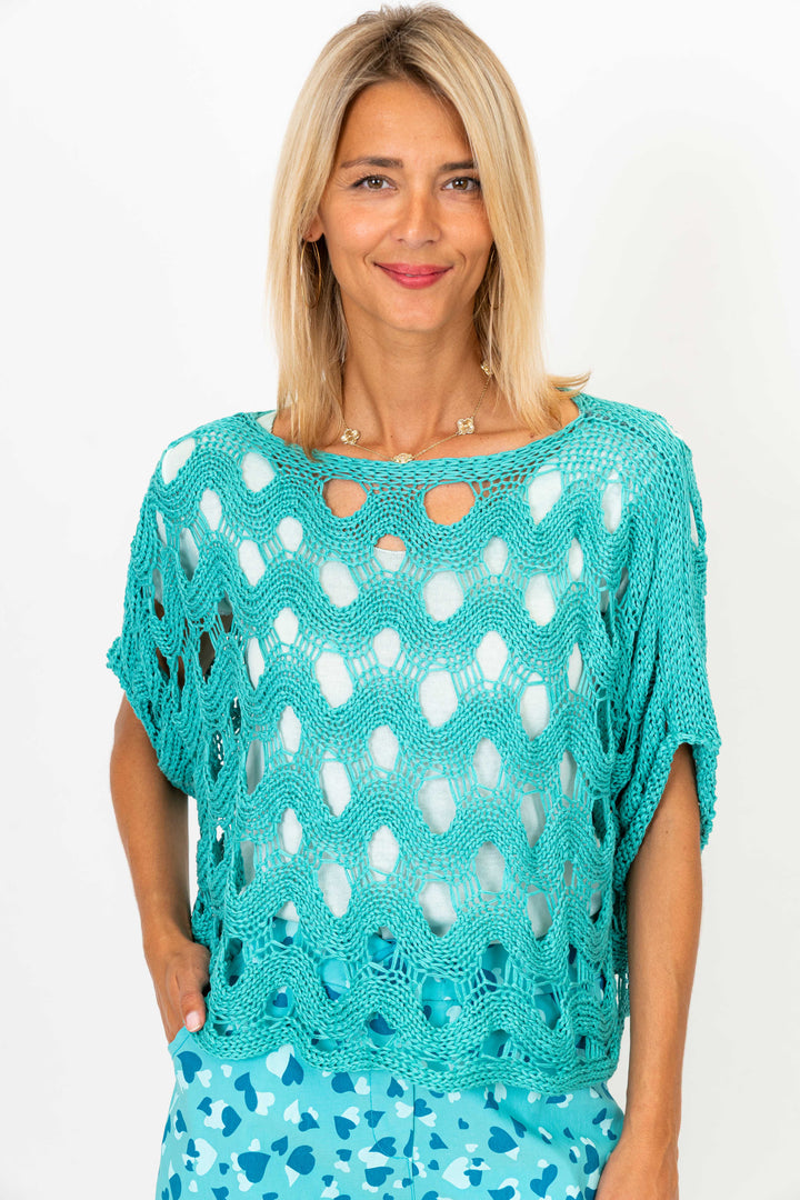 Wave Crochet Top