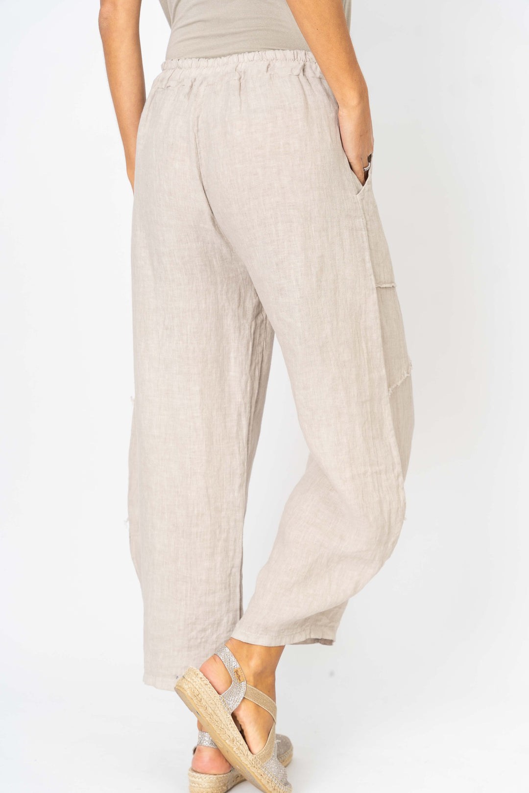 Linen Pant with details