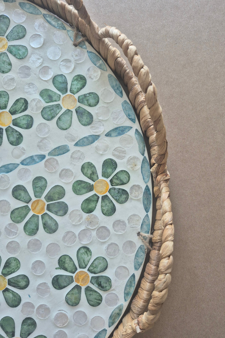Mosaic Daisy Tray