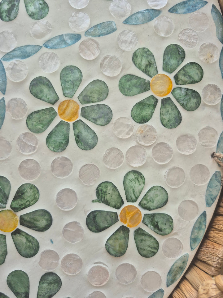 Mosaic Daisy Tray