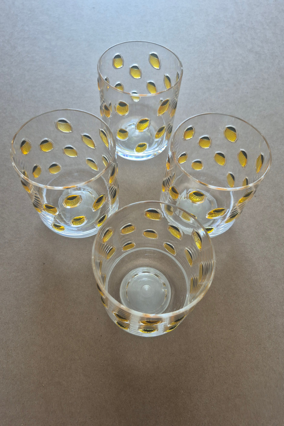 Gold Dot Tumbler — Set of 4