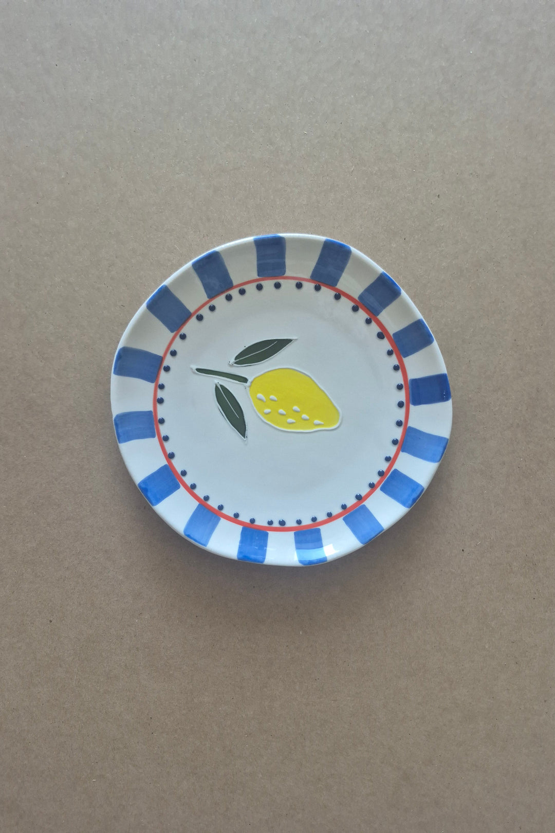 Lemon Grove Ceramic Plates — Set of 4