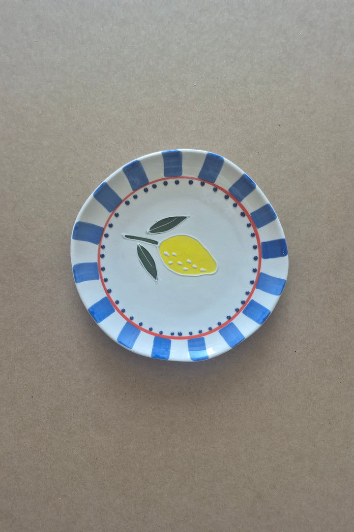 Lemon Grove Ceramic Plates — Set of 4