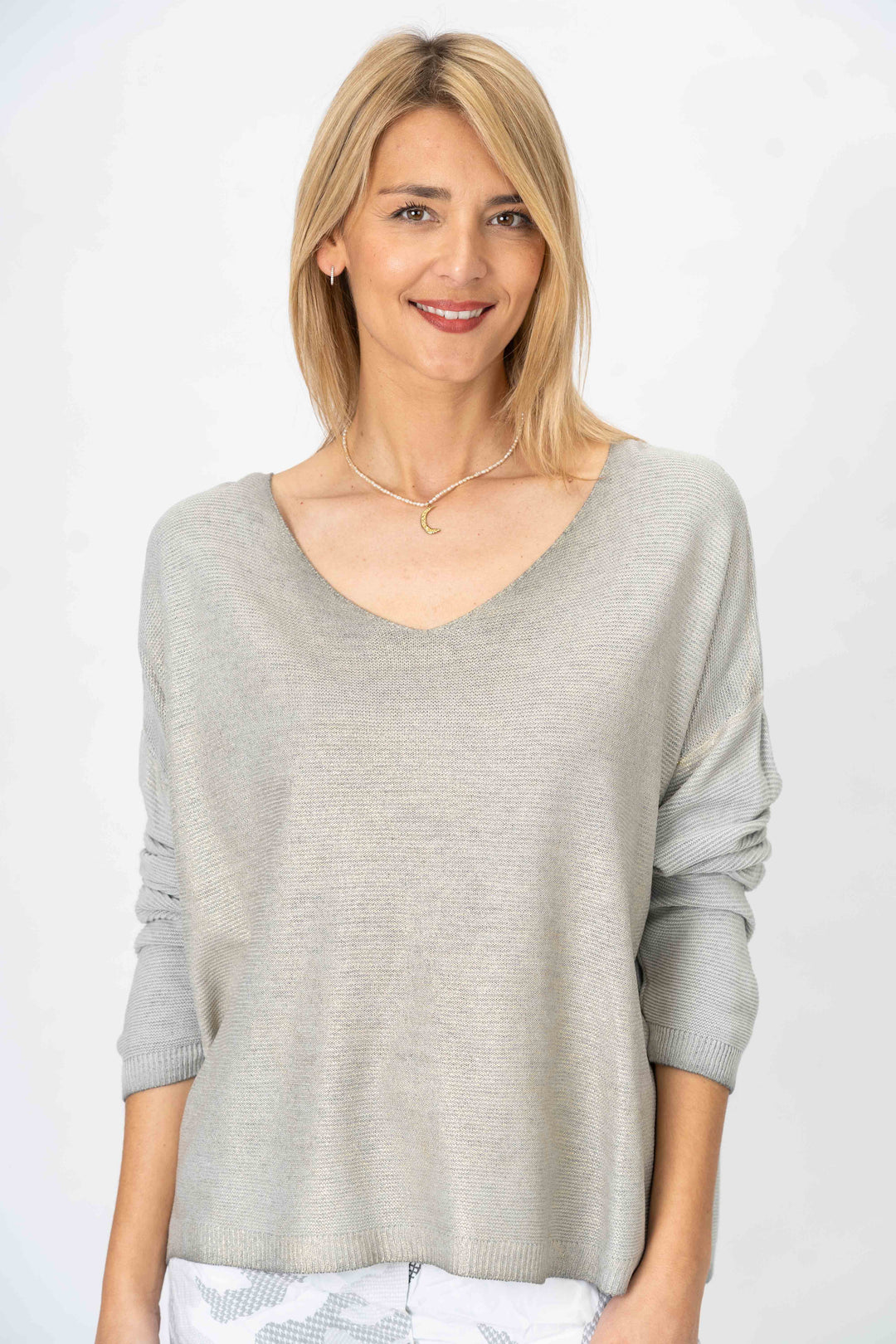 28111 - Gold Shimmer Sweater