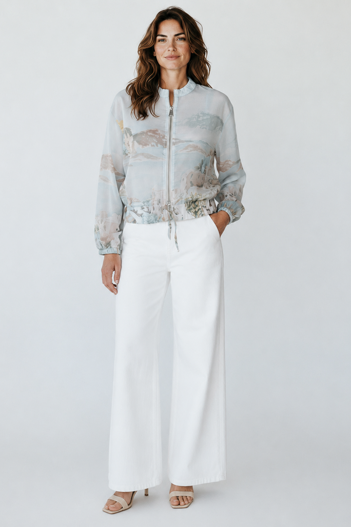 Coastal Village Bomber Jacket